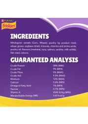 Purina Friskies Surfin&#39; Favourites Flavours of Mackerel, Tuna, Salmon and Sardine Adult Dry Cat Food, 400g