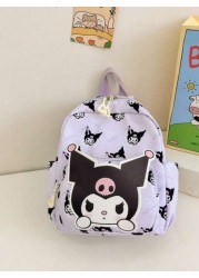 Sanrio حقيبة ظهر كروموني للأطفال للسفر والخروجات الربيعية، حقيبة مدرسية رائعة للحضانة والروضة بطبعات الكرتون