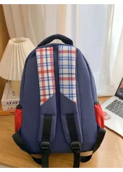 Sanrio Hello Kitty Backpack Retro Plaid Cute Cartoon Large Capacity Lightweight School Bag For Female College Students Niche Design Ideal For Classes And Casual Use Stylish Student Backpack For Everyd