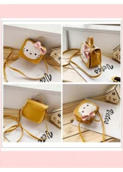 Sanrio Sanrio Hello Kitty Cartoon Children s Bag Cute Princess Casual Bag Girls Messenger Bag Small Shoulder Bag Coin Case For Lipstick Brush Skincare Mobile Phone Coin Small Items For Home Gift Vacat