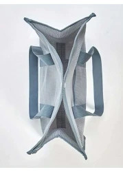 حقيبة كتف شبكية جديدة موضة برباط، حقيبة سفر مثقبة للتنظيم والأغراض اليومية والرياضة والسباحة