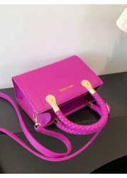 Versatile Ins Girls Handbag New Fashion Small Square Bag 14 16 Years Old Children s Shoulder Bag Texture Retro Crossbody Bag