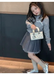 New European And American Style Embroidered Strap Charm Handbag Shoulder Bag Phone Crossbody Purse