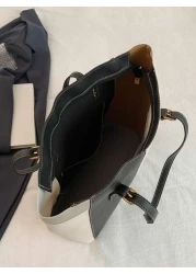 Fashionable Large Capacity Multi Pocket Over The Shoulder Tote Bag 32 12 28cm Casual Women s Large Handbag Fits Laptop Simple Stylish For Leisure Holiday