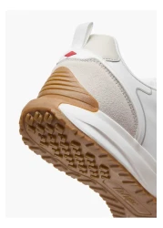 Lee Cooper حذاء رياضي رجالي من Lee Cooper مزين بشعار مع رباط للإغلاق