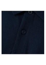 Giordano قميص بولو رجالي عالي الأداء: بيكيه كلاسيكي، ياقة مدببة، تفاصيل مطرزة