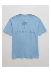 American Eagle تي شيرت Ae Maui جرافيكي بأكمام قصيرة