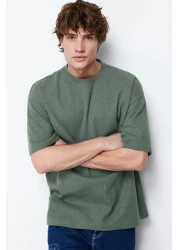  Collection Oversize Cut Waffle T-Shirt - Textured Short Sleeve Tmnss22Ts00049