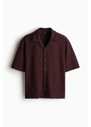 H&M Loose Fit Textured resort shirt