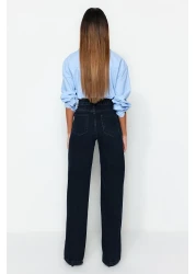  Collection Midnight Blue High Waist Wide Leg Jeans TWOSS23JE00083