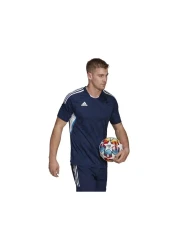 adidas تي شيرت رياضي رجالي باللون الأزرق الداكن Con22 Md Jsy - HA3512