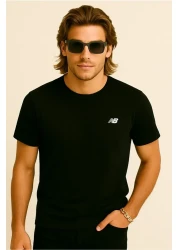 New Balance Nb Classic Basic Logo Men's Black Tshirt