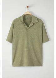  Collection Oversize Wide Cut Mint Polo T-Shirt Tmnss25Po00045
