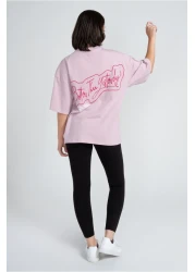 Kyron Women's Low Sleeve Oversize Cotton Printed T-Shirt - Different Color Options