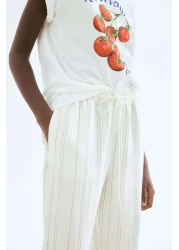 H&M Linen-blend trousers