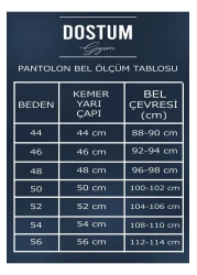MaviMoure بنطلون قماش كلاسيكي مدخن للرجال