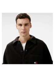 Tommy Hilfiger Tommy Jeans Badge Teddy Men's Black Shirt