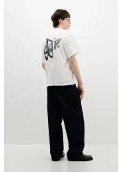 ACTIVE MODA Stwd T-Shirt with Door Print