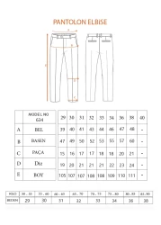ACTUAL بنطال تشينو بقصة ضيقة للرجال 634-رمادي