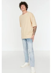  Collection Oversize Beige T-Shirt 100% - TMNSS22TS0318
