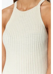  Collection فستان متوسط الطول من الحجر الأساسي - TWOSS23EL00738