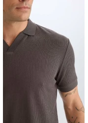 Defacto تي شيرت بولو بأكمام قصيرة وقصة عادية B6382AX25SP