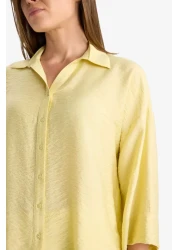 Defacto قميص بأكمام طويلة وقصة عادية F6112AX25SM