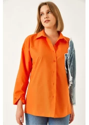 Bianco Lucci Women's Denim Piece Single Pocket Shirt 2669 60351324