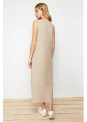  Modest 2-Pack Brown and Beige 100% Cotton Knitted Dress - TCTAW22UK0110