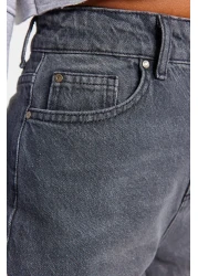  Collection Gray High Waist Mom Jeans TWOAW24JE00076