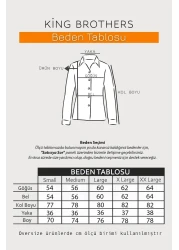 King Brothers قميص نسائي فضفاض مناسب لصديقك، قميص مخطط سميك باللون البيج مع جيب واحد وأكمام طويلة