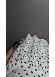 HAZELANNA فستان منقط بدون حمالات