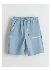 LC Waikiki Crew Neck Printed Boys' T-Shirt and Shorts Pack of 2