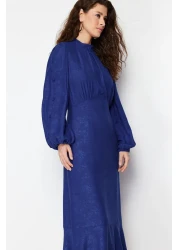  Modest فستان منسوج من قماش الجاكار الأزهار من ساكس TCTSS24EB00064