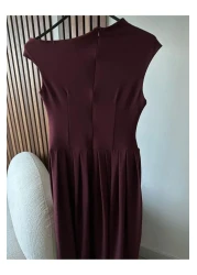 ForOre فستان PINTEREST أساسي بياقة كاياك