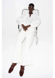 H&M Broderie anglaise blouse