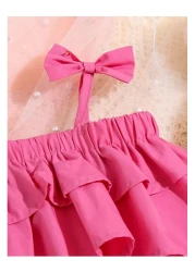 ASIA GİYİM فستان صيفي بناتي بأشرطة - أنيق ومريح