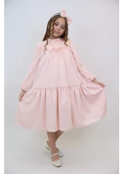 xo kids moda Dress for Girls 7-12 Years, Model No. 3905