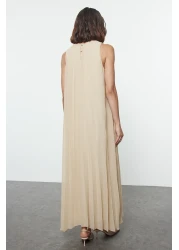  Modest فستان ملابس داخلية بيج مطوي - TCTAW25EB00089