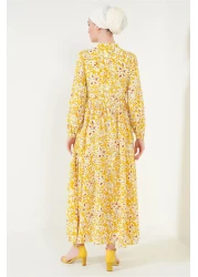 Bigdart 2144 Patterned Collar Dress