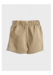 LC Waikiki Elephant Printed Baby Boy Shirt and Shorts 2-Piece