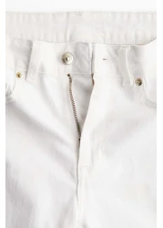 H&M بنطال جينز واسع الساق