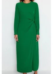  Modest Green Accessory Detailed Aerobin Woven Clothes TCTAW24EB00067