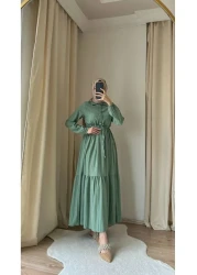 PARQAURA Summer Hijab Wrap Dress