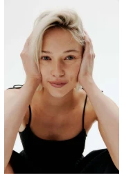 H&M فستان مطرز برباط