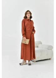 FTZ WOMEN بدلة تنورة مشروط نسائية بلاط 30714