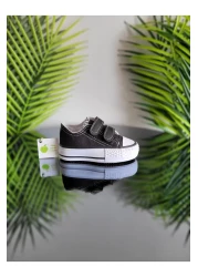 elma bebe Comfortable Fit Girl Boy Baby Unisex Baby Kids Velcro Velcro Linen Canvas Sneaker Sports Shoes