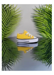 elma bebe حذاء رياضي مريح للأطفال البنات والأولاد للجنسين من القماش الكتاني القصير ذو الأربطة