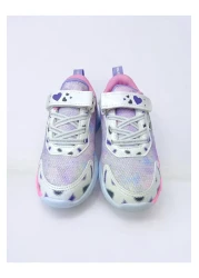 PATİK BEBE Kuromili Lighted Girl's Lightweight and Flexible Sports Shoes Are Lighted between 26-30