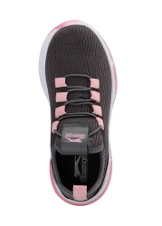 Slazenger Abena I Girls' Sneaker Shoes Dark Grey / Pink